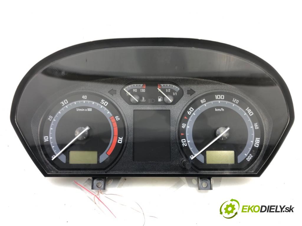 SKODA FABIA I (6Y2) 1999 - 2008    1.4 16V 55 kW [75 KM] benzyna 1999 - 2008  Prístrojovka 6Y0920881L (Prístrojové dosky, displeje)