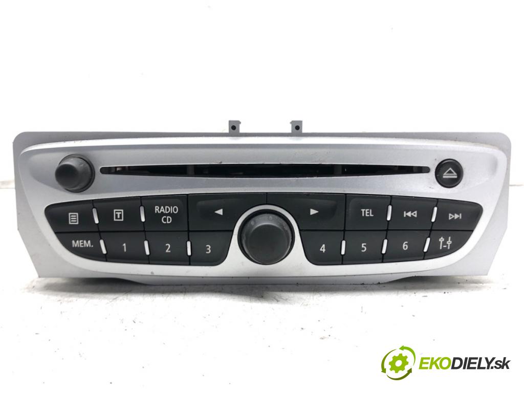 RENAULT SCÉNIC III (JZ0/1_) 2008 - 2022    1.5 dCi (JZ02, JZ0R) 70 kW [95 KM] olej napędowy 2  RADIO 281150743R (Audio zariadenia)