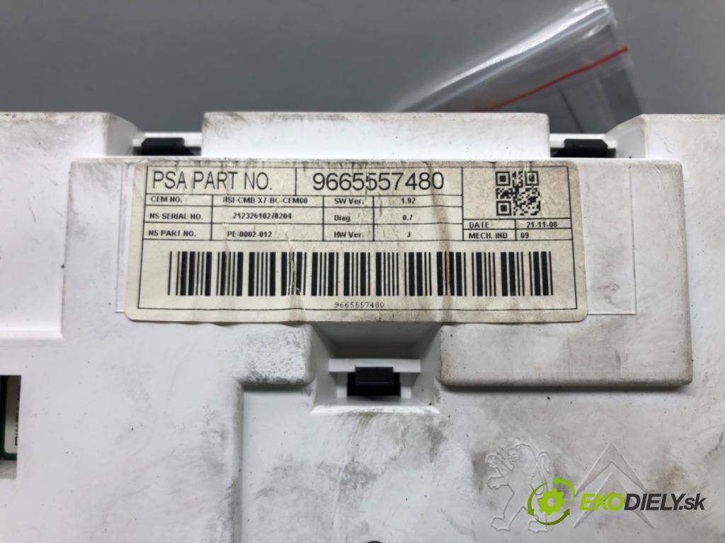CITROEN C5 II (RC_) 2004 - 2022    2.0 HDi (RCRHRH) 100 kW [136 KM] olej napędowy 200  Prístrojovka 9665557480 (Prístrojové dosky, displeje)