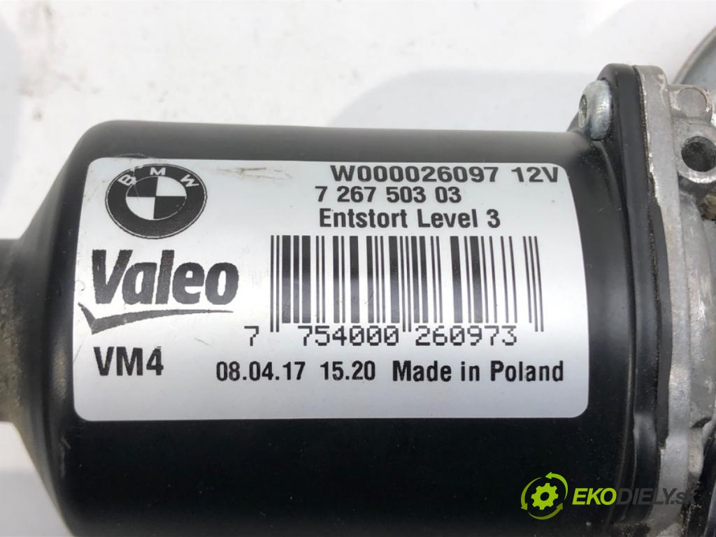 BMW 3 Gran Turismo (F34) 2012 - 2022    318 d 105 kW [143 KM] olej napędowy 2013 - 2015  Mechanizmus stieračov predný 726750303 (Motorčeky stieračov predné)