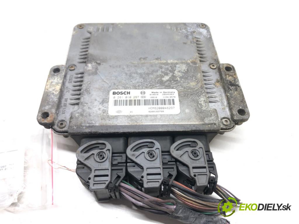 RENAULT LAGUNA II (BG0/1_) 2001 - 2007    1.9 dCi (BG08, BG0G) 88 kW [120 KM] olej napędowy   riadiaca jednotka Motor 0281010297 (Riadiace jednotky)