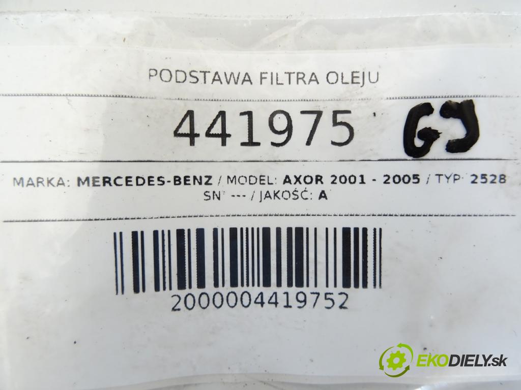 MERCEDES-BENZ AXOR 2001 - 2005    2528  Obal filtra oleja  (Obaly filtrov oleja)
