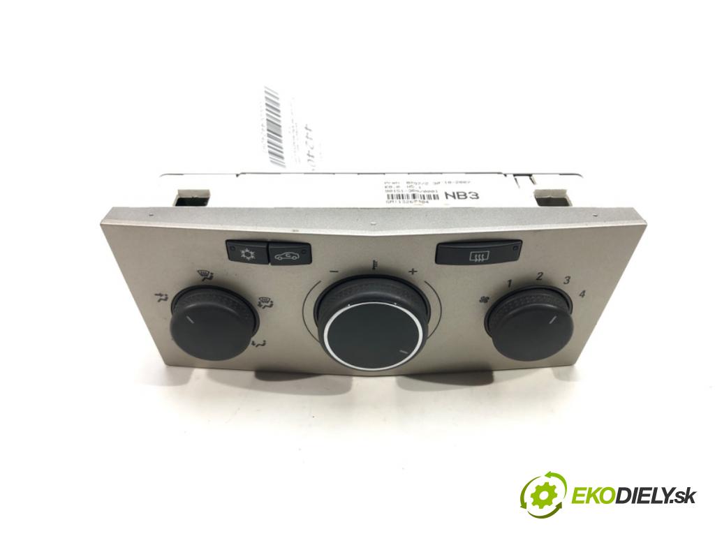 OPEL ASTRA H (A04) 2004 - 2014    1.4 (L48) 66 kW [90 KM] benzyna 2004 - 2010  Panel ovládania kúrenia 13269404 (Prepínače, spínače, tlačidlá a ovládače kúrenia)