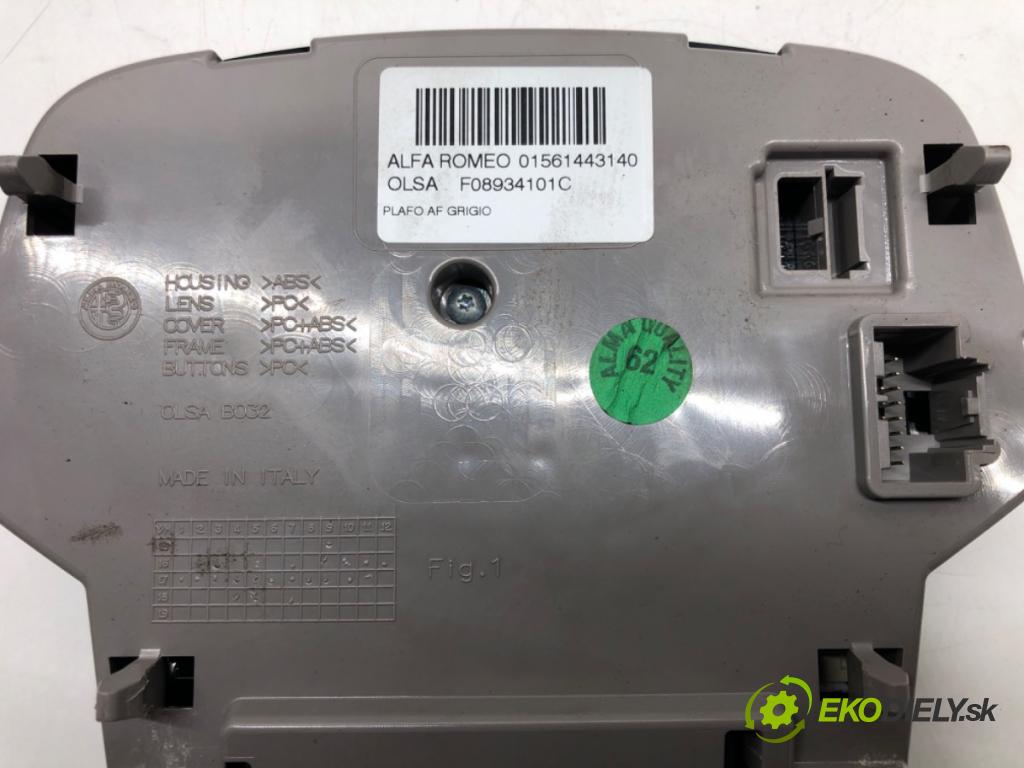 ALFA ROMEO GIULIA (952_) 2015 - 2022    2.0 Super (952ABA25B) 147 kW [200 KM] benzyna 2016  svetlo stropné 50557483 (Osvetlenie interiéru)