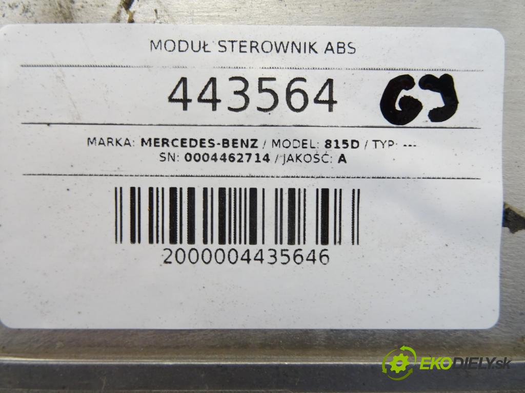 MERCEDES-BENZ 815D    ---  Modul Riadiaca jednotka ABS 0004462714 (Ostatné)