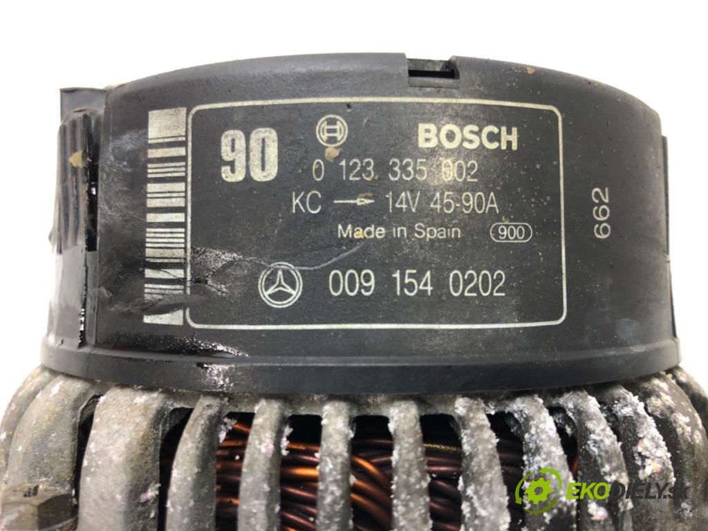 MERCEDES-BENZ KLASA C (W202) 1993 - 2000    C 200 (202.020) 100 kW [136 KM] benzyna 1994 - 200  Alternátor 0091540202 (Alternátory)