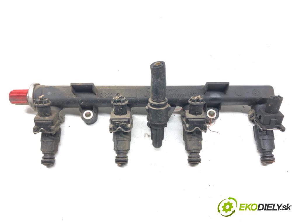 FIAT STILO (192_) 2001 - 2010    1.2 16V (192_XA1B) 59 kW [80 KM] benzyna 2002 - 20  Lišta vstrekovacia Vstrekovacie ventily 0280151202 (Vstrekovacie lišty)