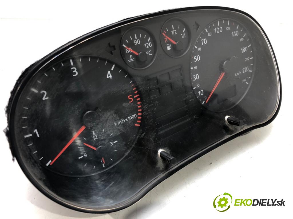 AUDI A3 (8L1) 1996 - 2006    1.9 TDI 81 kW [110 KM] olej napędowy 1997 - 2001  Prístrojovka 8L0919860D (Prístrojové dosky, displeje)
