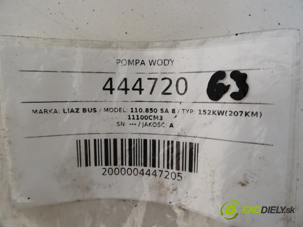 LIAZ 110.850 SA 8    152kW(207KM) 11100cm3  pumpa vody  (Vodní pumpy)