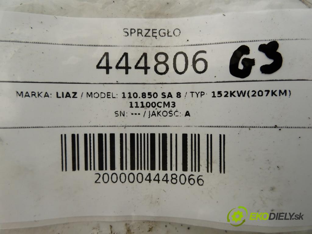 LIAZ 110.850 SA 8    152kW(207KM) 11100cm3  Spojková sada (bez ložiska)  (Kompletné sady (bez ložiska))