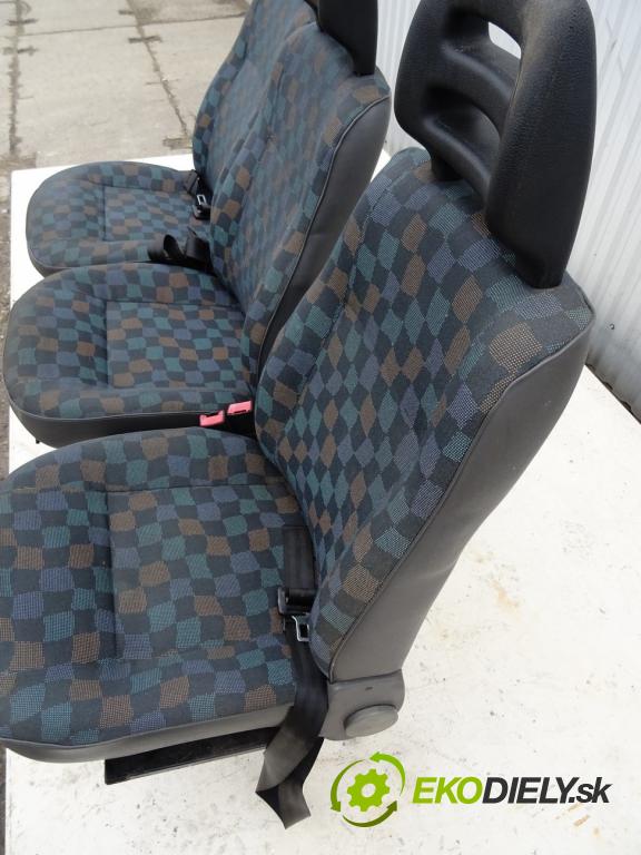 MERCEDES-BENZ VITO Autobus (W638) 1996 - 2003    112 CDI 2.2 (638.194) 90 kW [122 KM] olej napędowy  Sedadlo zadný tretí RIADOK: Sedadlo