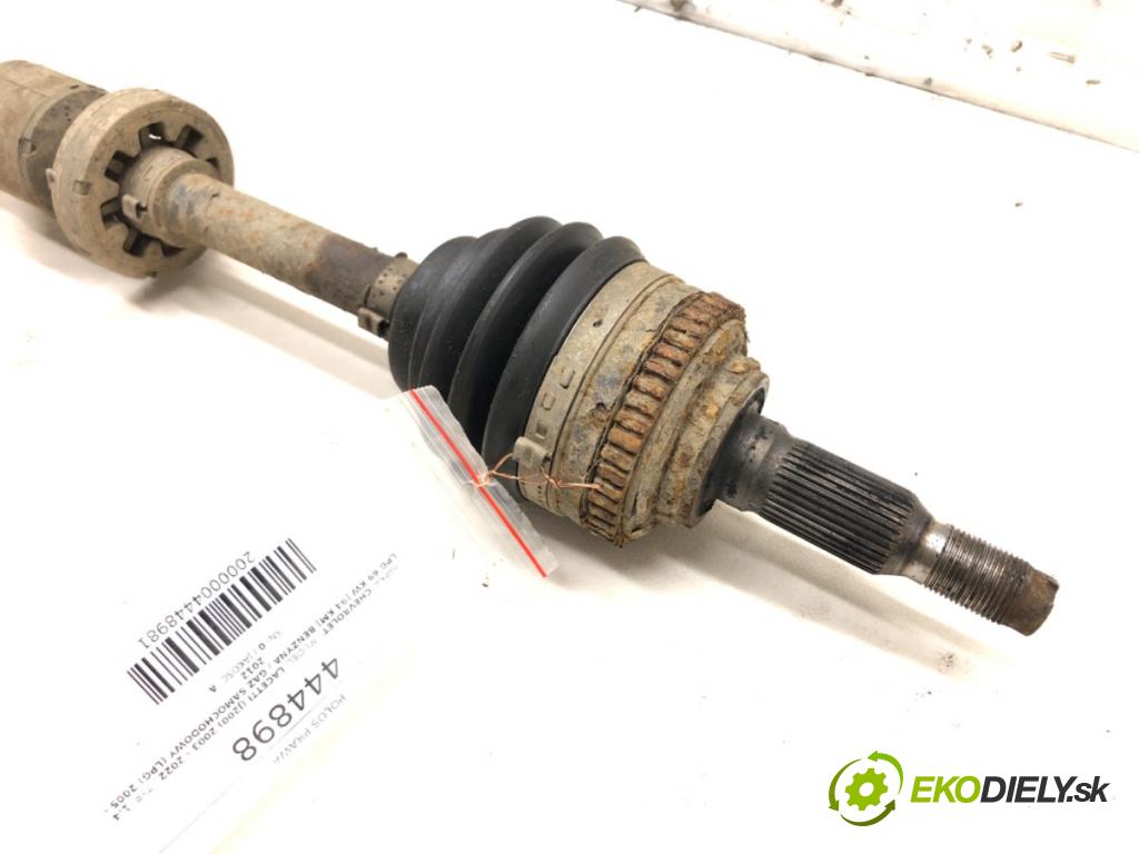 CHEVROLET LACETTI (J200) 2003 - 2022    1.4 LPG 69 kW [94 KM] Benzyna / gaz samochodowy (L  Poloos pravá  (Poloosy)