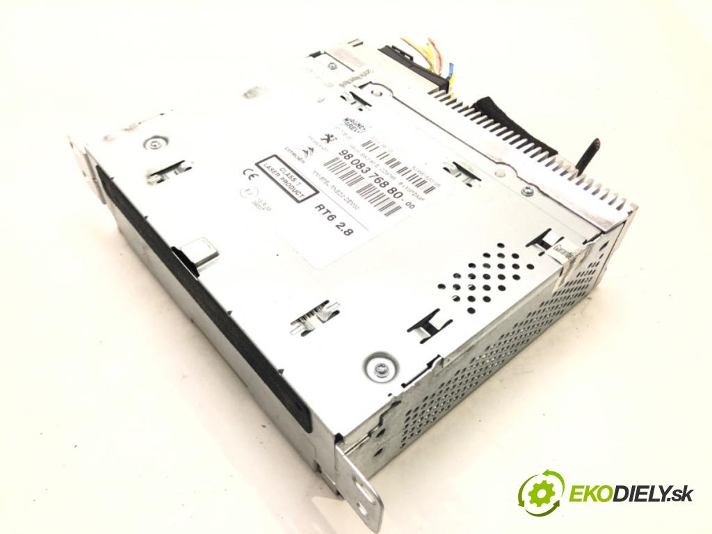 PEUGEOT 508 I (8D_) 2010 - 2018    2.0 HDi 120 kW [163 KM] olej napędowy 2010 - 2018  RADIO Navigácia 9808376880 (Audio zariadenia)