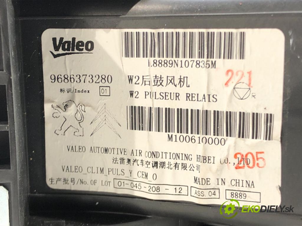 PEUGEOT 508 I (8D_) 2010 - 2018    2.0 HDi 120 kW [163 KM] olej napędowy 2010 - 2018  Ventilátor ventilátor kúrenia zad 9686373280