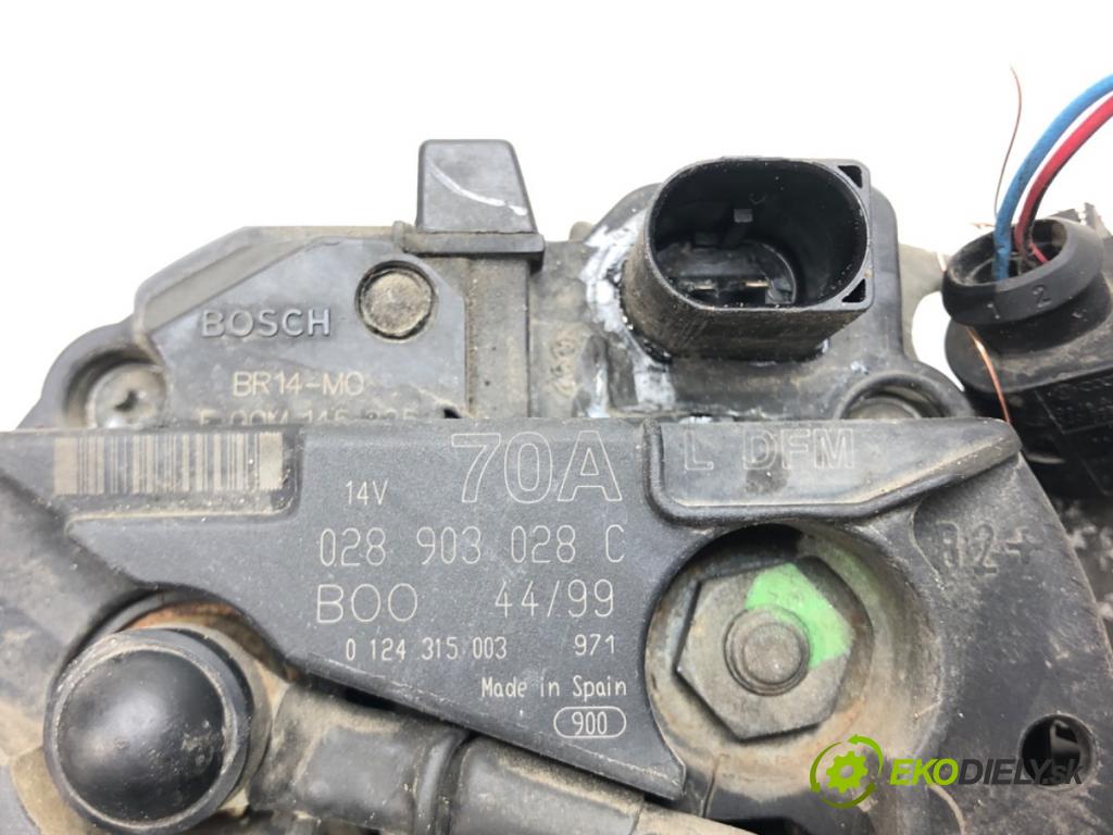 SEAT IBIZA II (6K1) 1993 - 2002    1.6 i 74 kW [101 KM] benzyna 1996 - 2002  Alternátor 0 (Alternátory)