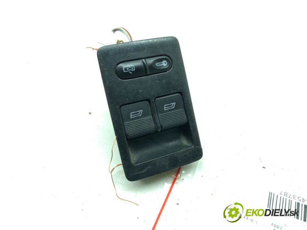 VW POLO (6N2) 1999 - 2001    1.0 37 kW [50 KM] benzyna 1999 - 2001  Prepínač okien 6N0959549A (Prepínače, spínače, tlačidlá a ovládače kúrenia)