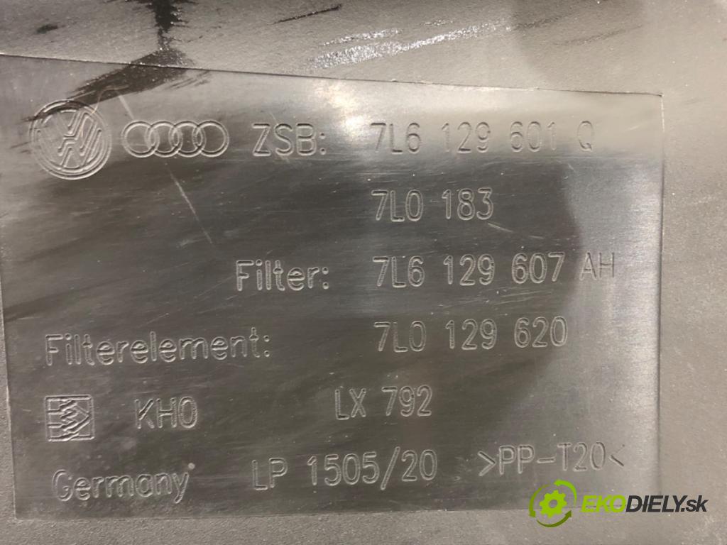 VW TOUAREG (7LA, 7L6, 7L7) 2002 - 2013    3.0 V6 TDI 165 kW [225 KM] olej napędowy 2004 - 20  Obal filtra vzduchu 7L6129601Q (Obaly filtrov vzduchu)