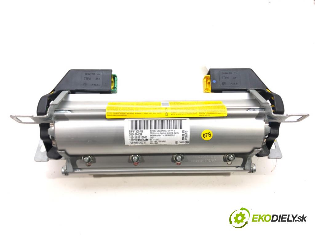 VW TOUAREG (7LA, 7L6, 7L7) 2002 - 2013    3.0 V6 TDI 165 kW [225 KM] olej napędowy 2004 - 20  AirBag spolujazdca 7L0880202E (Airbagy)