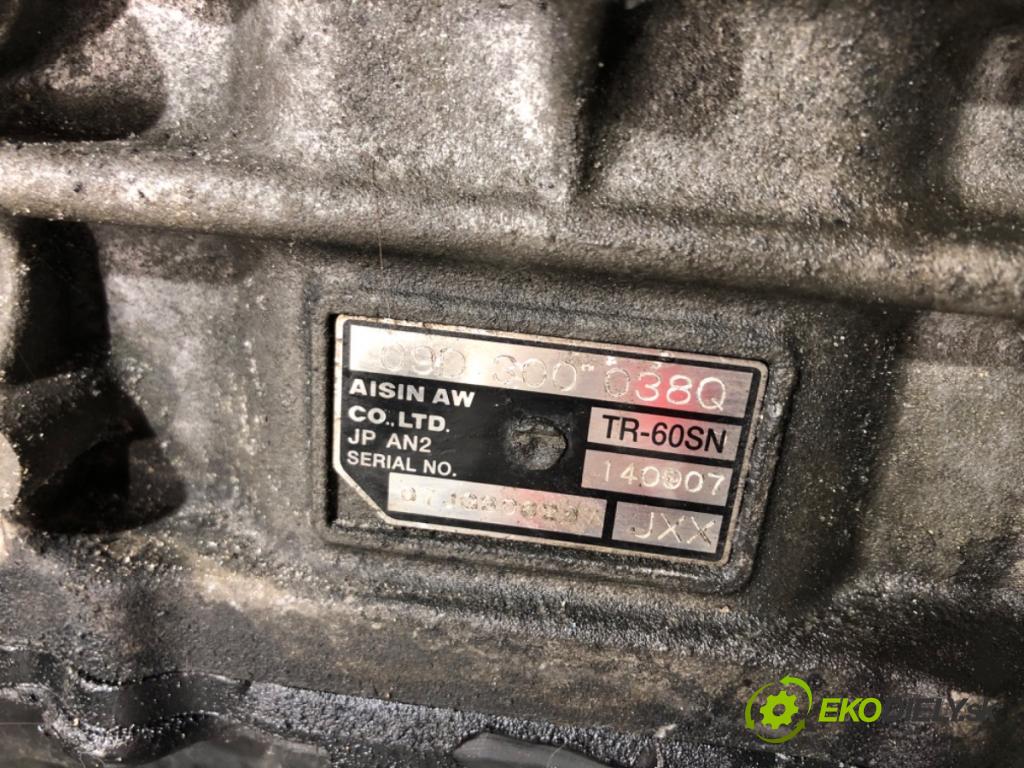 VW TOUAREG (7LA, 7L6, 7L7) 2002 - 2013    3.0 V6 TDI 165 kW [225 KM] olej napędowy 2004 - 20  Prevodovka JXX (Prevodovky)