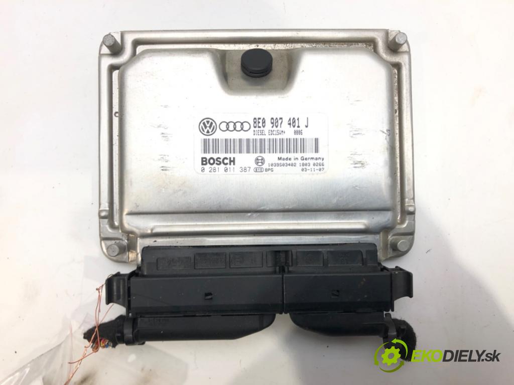 AUDI A6 C5 Avant (4B5) 1997 - 2005    2.5 TDI 132 kW [180 KM] olej napędowy 2000 - 2005  riadiaca jednotka Motor 8E0907401J (Riadiace jednotky)