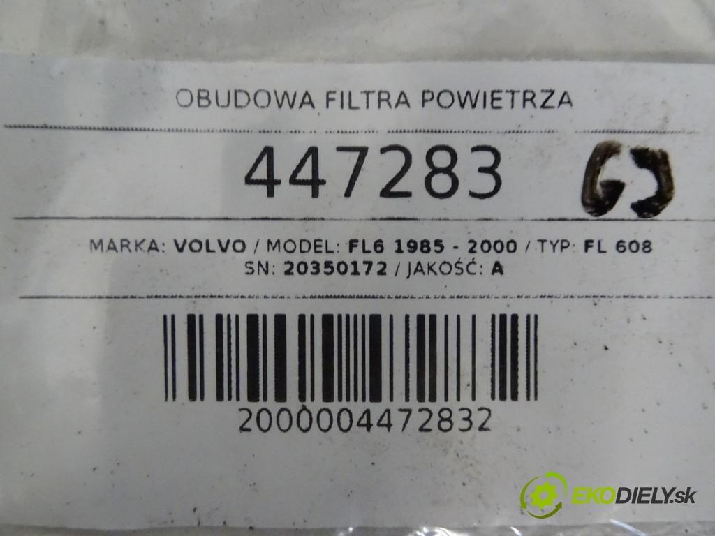 VOLVO FL6 1985 - 2000    FL 608  Obal filtra vzduchu 20350172 (Obaly filtrov vzduchu)