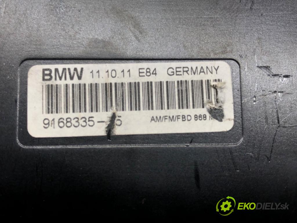 BMW X1 (E84) 2009 - 2015    sDrive 18 d 105 kW [143 KM] olej napędowy 2009 - 2  Zosilňovač Antenní: 9168335 (Zosilňovače)