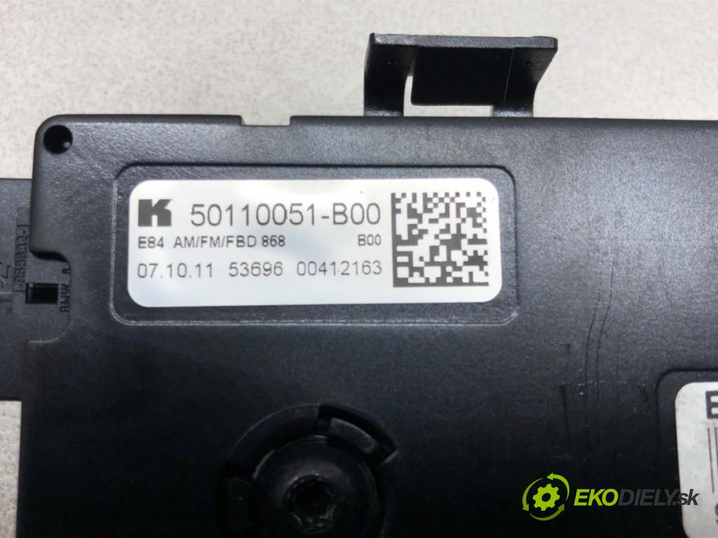 BMW X1 (E84) 2009 - 2015    sDrive 18 d 105 kW [143 KM] olej napędowy 2009 - 2  Zosilňovač Antenní: 9168335 (Zosilňovače)