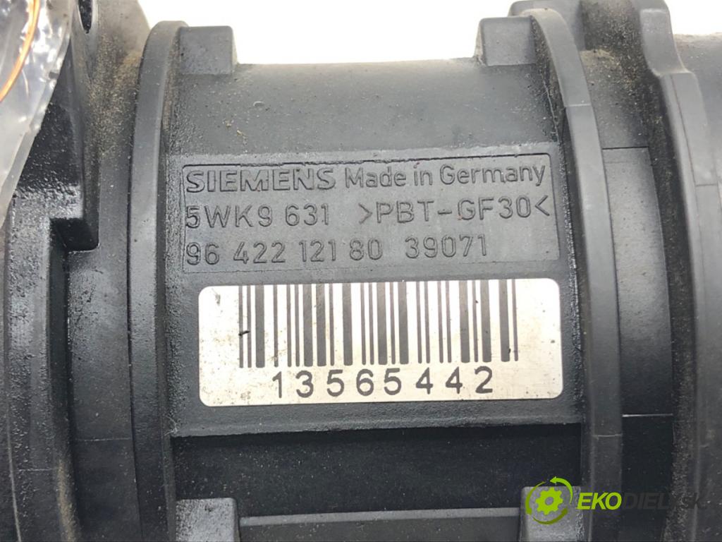 PEUGEOT 307 (3A/C) 2000 - 2012    1.4 HDi 50 kW [68 KM] olej napędowy 2001 - 2005  Váha vzduchu 9642212180 (Váhy vzduchu)