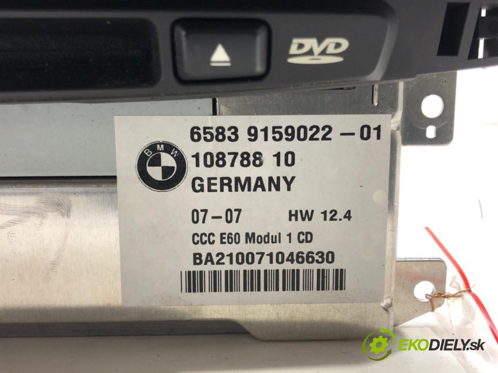 BMW 5 (E60) 2001 - 2010    520 d 120 kW [163 KM] olej napędowy 2005 - 2009  RADIO 9159022 (Audio zariadenia)