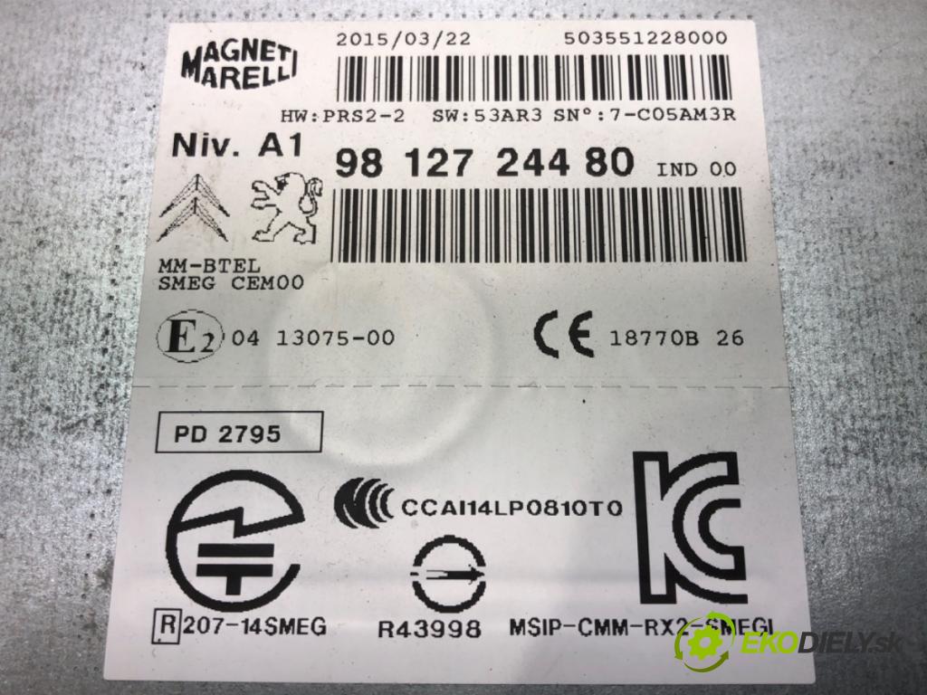 CITROEN C4 II (NC_) 2009 - 2022    1.6 VTi 120 88 kW [120 KM] benzyna 2009 - 2016  Modul RADIO Navigácia 9812724480