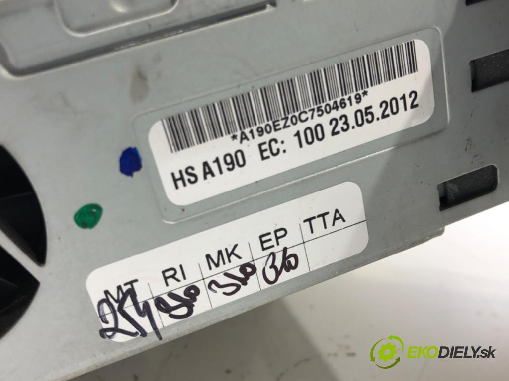 AUDI A6 C7 (4G2, 4GC) 2010 - 2018    3.0 TDI 150 kW [204 KM] olej napędowy 2010 - 2018  RADIO 4G0035670H (Audio zariadenia)