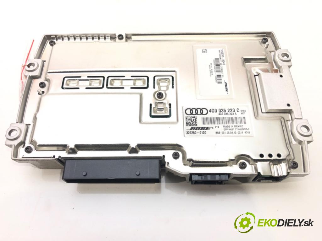 AUDI A6 C7 (4G2, 4GC) 2010 - 2018    3.0 TDI 150 kW [204 KM] olej napędowy 2010 - 2018  Zosilňovač 4G0035223C (Zosilňovače)