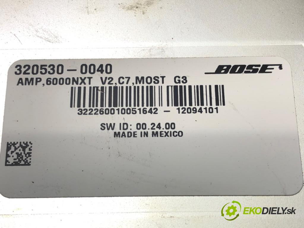 AUDI A6 C7 (4G2, 4GC) 2010 - 2018    3.0 TDI 150 kW [204 KM] olej napędowy 2010 - 2018  Zosilňovač 4G0035223C (Zosilňovače)