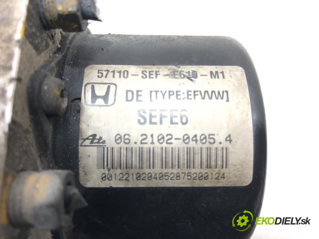 HONDA ACCORD VII (CL, CN) 2003 - 2012    2.2 i-CTDi (CN1) 103 kW [140 KM] olej napędowy 200  Pumpa ABS 57110-SEF-E610-M1 (Pumpy ABS)