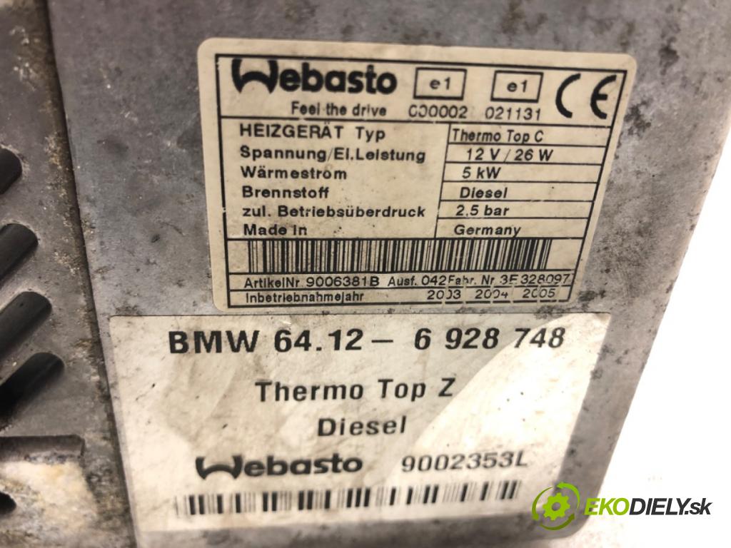 BMW 7 (E65, E66, E67) 2001 - 2009    730 d 160 kW [218 KM] olej napędowy 2002 - 2005  Webasto 6928748 (Webasto ohřívače)