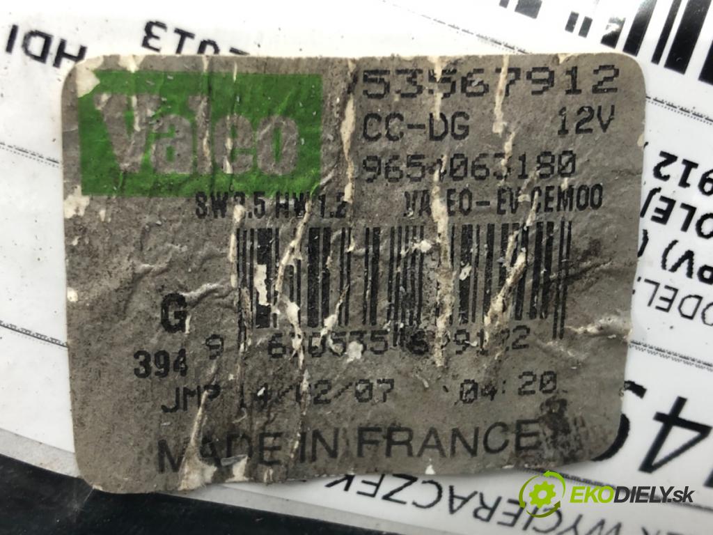 CITROEN C4 PICASSO I nadwozie wielkoprzestrzenne (MPV) (UD_) 2006 - 2015    2.0 HDi 138 100 kW [136 KM] olej napędowy 2006 - 2  Motorček stieračov predný 9654063180 (Motorčeky stieračov predné)