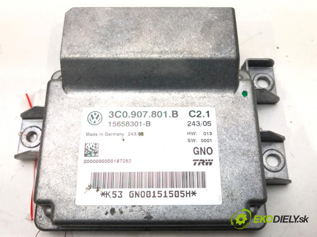 VW PASSAT B6 Variant (3C5) 2005 - 2011    2.0 TDI 103 kW [140 KM] olej napędowy 2005 - 2009  Modul brzdy ručnej brzdy 3C0907801B