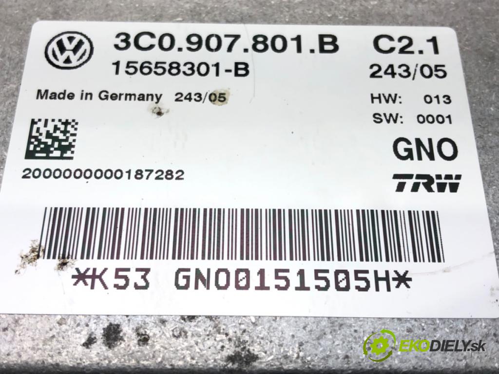VW PASSAT B6 Variant (3C5) 2005 - 2011    2.0 TDI 103 kW [140 KM] olej napędowy 2005 - 2009  Modul brzdy ručnej brzdy 3C0907801B