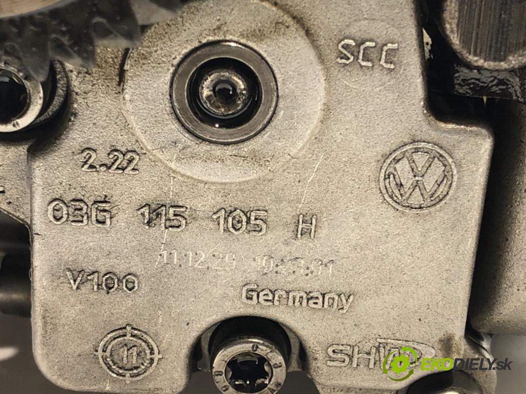 VW PASSAT B6 Variant (3C5) 2005 - 2011    2.0 TDI 103 kW [140 KM] olej napędowy 2005 - 2009  Pumpa oleja 03G115105H (Olejové pumpy)