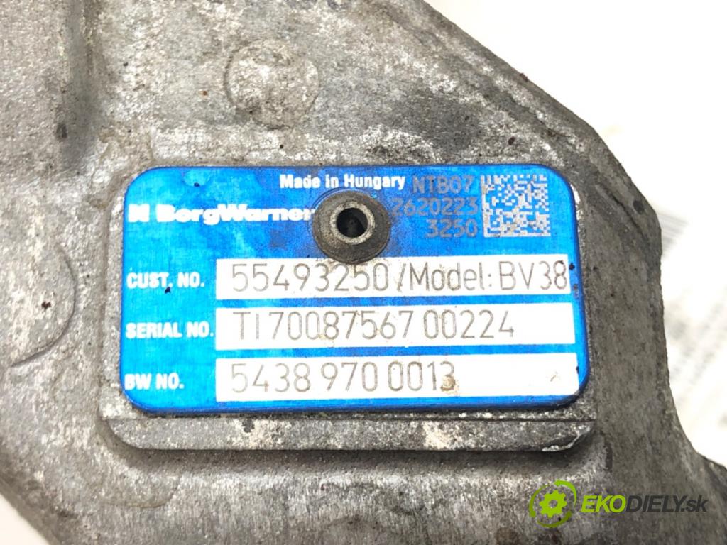 OPEL ASTRA K Sports Tourer (B16) 2015 - 2022    1.6 CDTi (35) 100 kW [136 KM] olej napędowy 2015 -  Turbodúchadlo,turbo 55493250 54389700013 (Turbodúchadlá (kompletné))