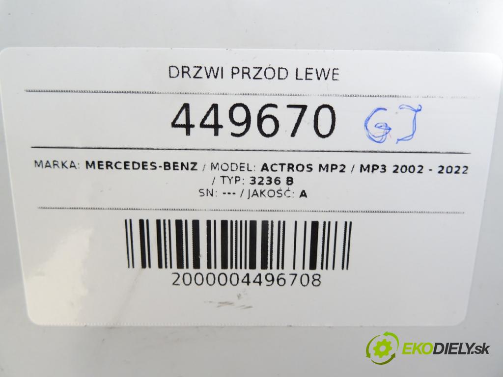 MERCEDES-BENZ ACTROS MP2 / MP3 2002 - 2022    3236 B  Dvere predný ľave  (Ostatné)