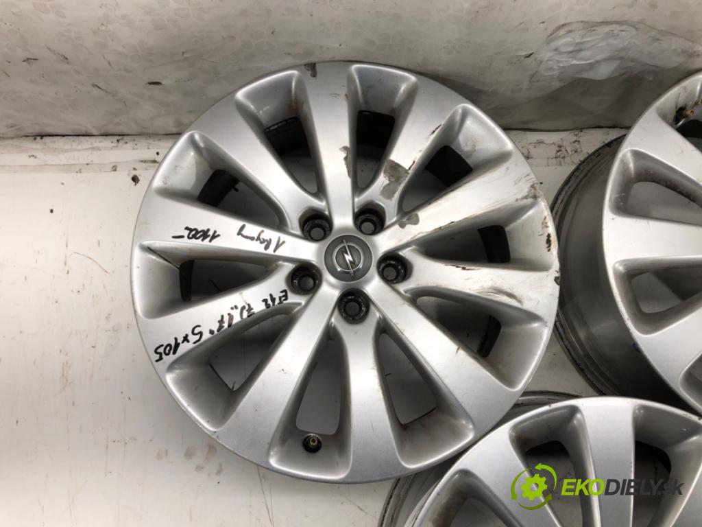 OPEL ASTRA J (P10) 2009 - 2015    ---  disky hliníkové 17 7J 5X105 ET42 stred CENTR. 56,6