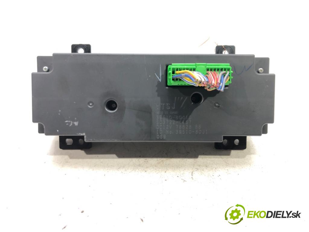 SUZUKI SX4 (EY, GY) 2006 - 2022    1.6 VVT (RW 416) 79 kW [107 KM] benzyna 2006 - 202  Panel ovládaní topení klimatizace 39510-80J10