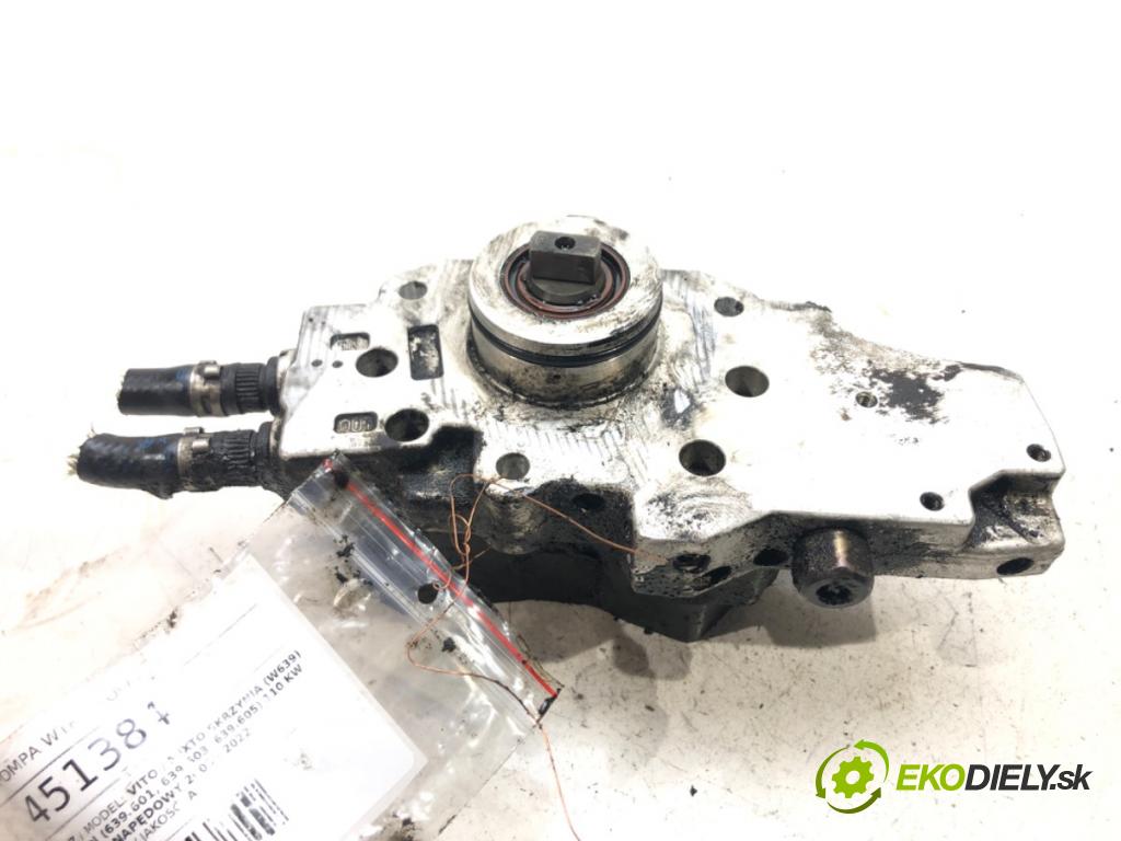 MERCEDES-BENZ VITO / MIXTO Skrzynia (W639) 2003 - 2022    115 CDI (639.601, 639.603, 639.605) 110 kW [150 KM  Pumpa vstrekovacia  (Vstrekovacie čerpadlá)