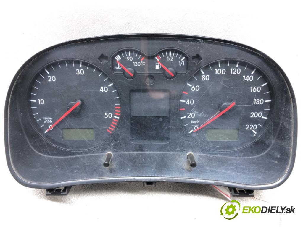 VW GOLF IV (1J1) 1997 - 2008    1.9 TDI 66 kW [90 KM] olej napędowy 1997 - 2004  Prístrojovka 1J0920822B (Prístrojové dosky, displeje)