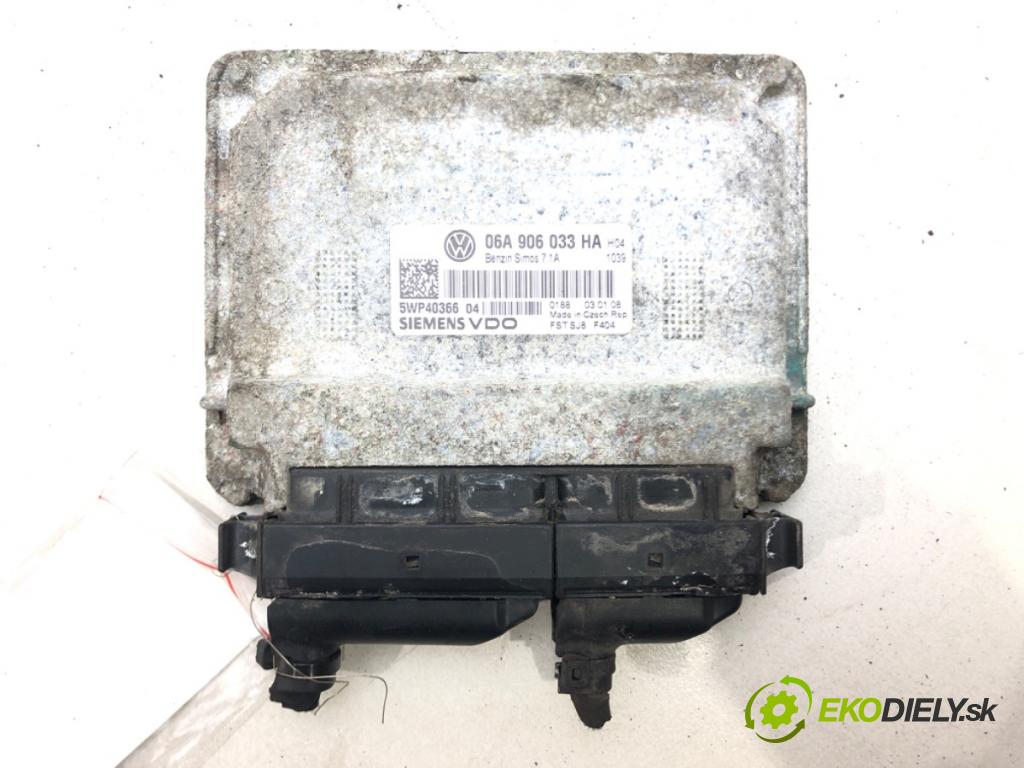 SKODA OCTAVIA II (1Z3) 2004 - 2013    1.6 75 kW [102 KM] benzyna 2004 - 2013  riadiaca jednotka Motor 06A906033HA (Riadiace jednotky)