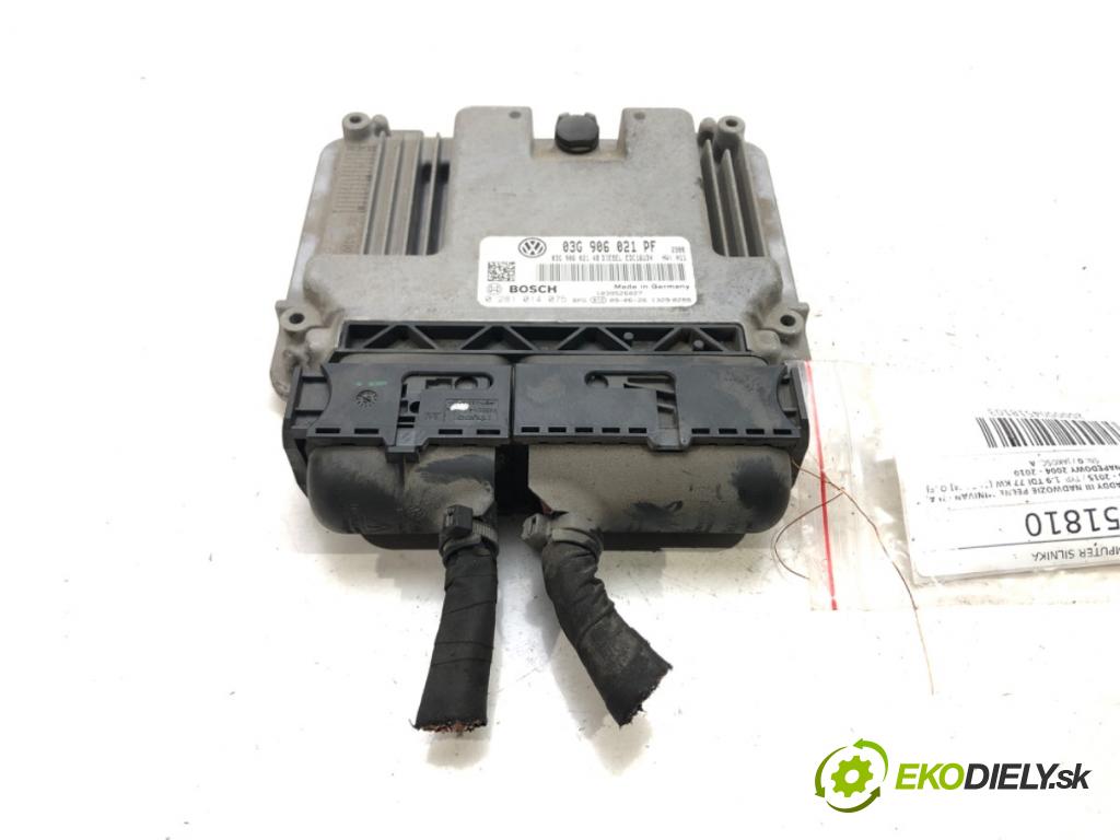 VW CADDY III Nadwozie pełne/minivan (2KA, 2KH, 2CA, 2CH) 2004 - 2015    1.9 TDI 77 kW [105 KM] olej napędowy 2004 - 2010  riadiaca jednotka Motor 03G906021PF (Riadiace jednotky)