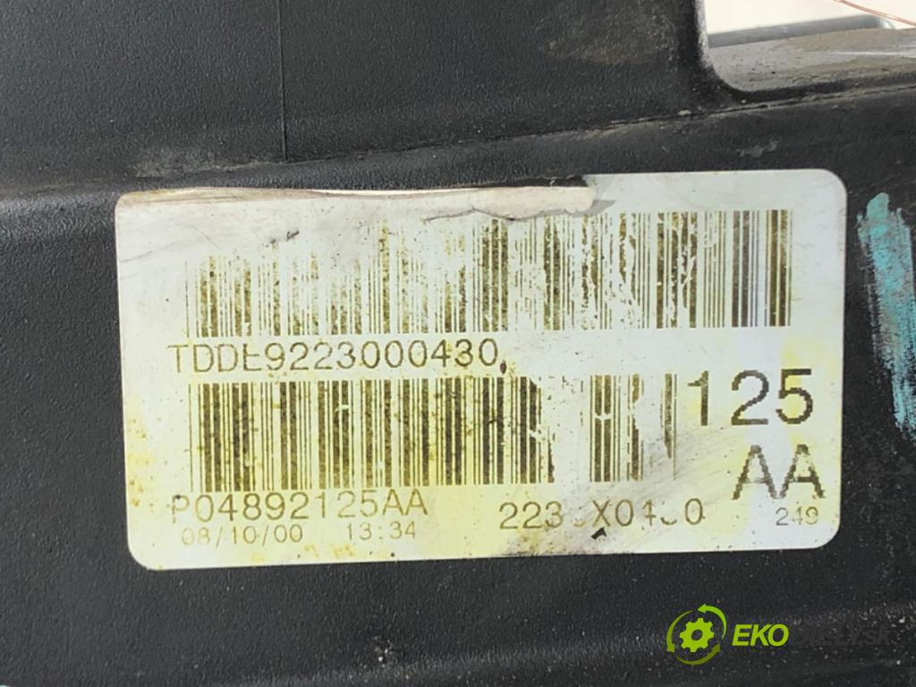 CHRYSLER 300M (LR) 1998 - 2004    2.7 V6 24V 150 kW [204 KM] benzyna 2000 - 2004  Hlava valcov ľavá strana 04663697AB (Hlavy valcov)