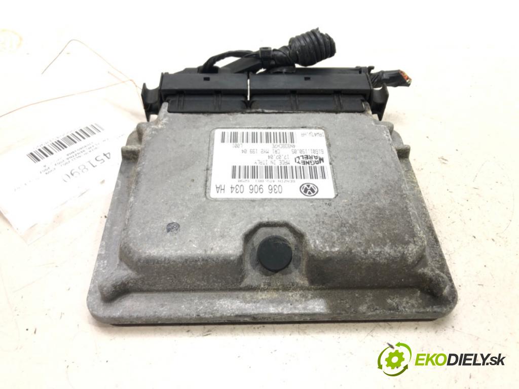 SEAT IBIZA III (6L1) 2002 - 2009    1.4 16V 55 kW [75 KM] benzyna 2002 - 2007  riadiaca jednotka Motor 036906034HA (Riadiace jednotky)