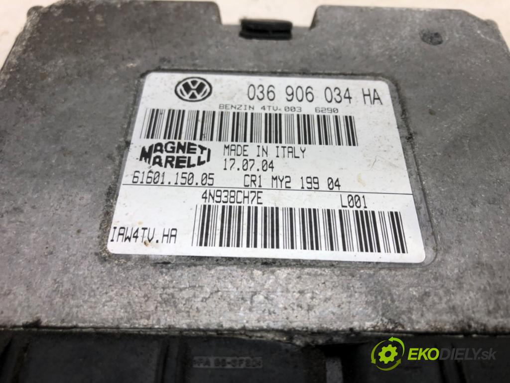 SEAT IBIZA III (6L1) 2002 - 2009    1.4 16V 55 kW [75 KM] benzyna 2002 - 2007  riadiaca jednotka Motor 036906034HA (Riadiace jednotky)